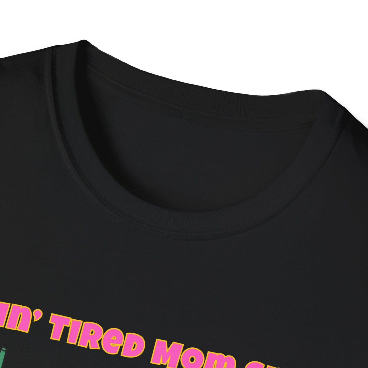 Doing Tired Mom Shit Shirt, Funny Mom Life Tee, Iced Coffee, Fries T-Shirt, Unisex Softstyle Tee for Tired Moms, YouTube Mom, Merch