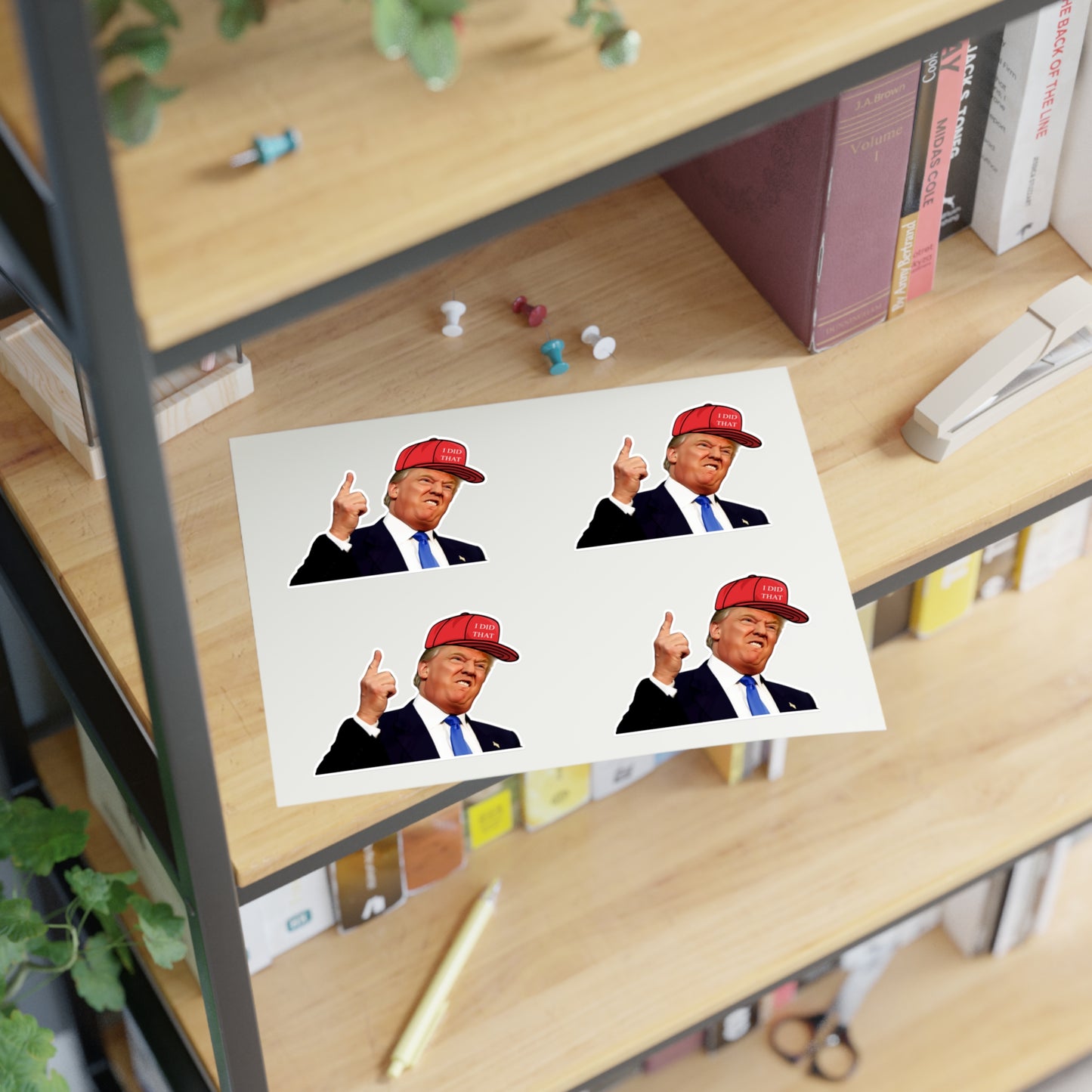 Anti-Trump Tax 'I Did That' Sticker Sheets - Political Statement Decals, Progressive Gift, Rebellion Stickers, Environmental Activism