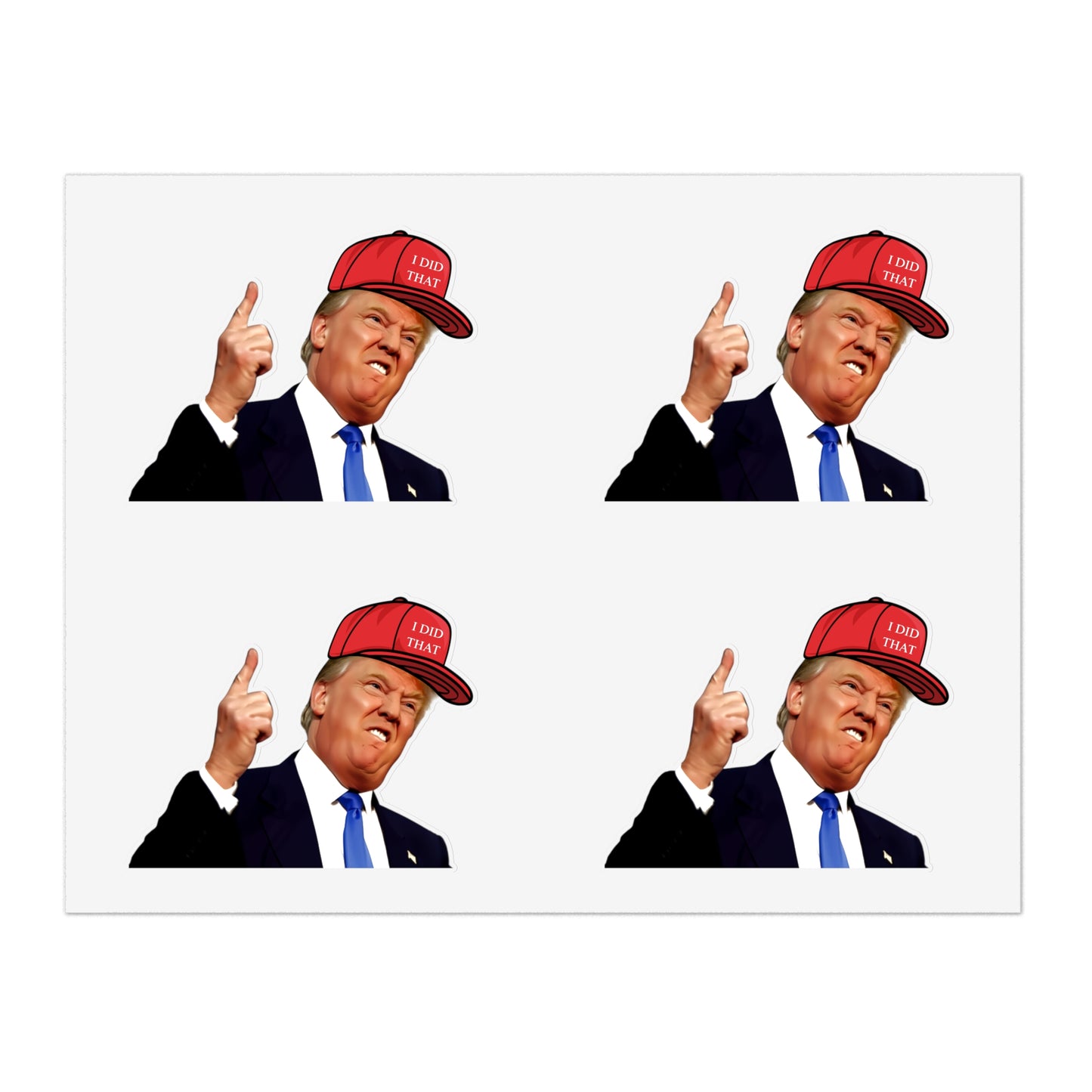 Anti-Trump Tax 'I Did That' Sticker Sheets - Political Statement Decals, Progressive Gift, Rebellion Stickers, Environmental Activism