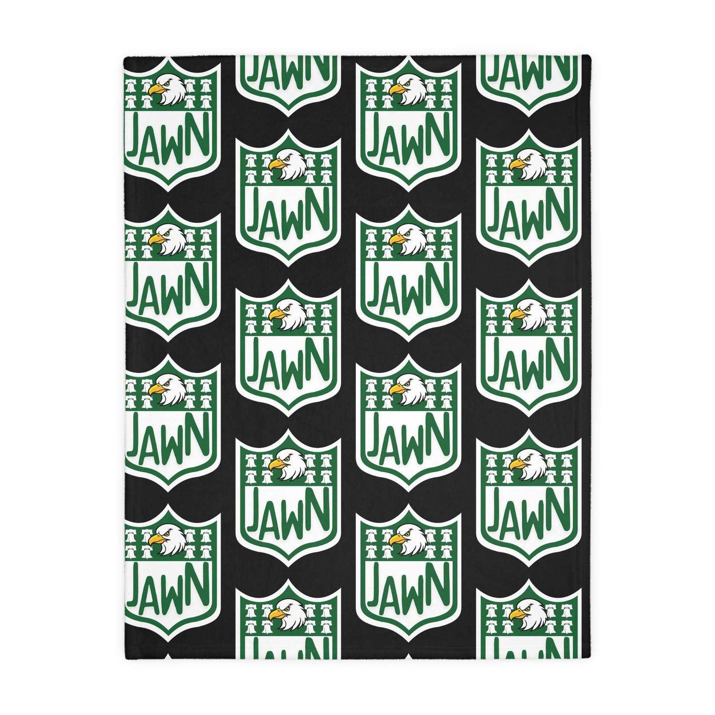 Black Philly Jawn - Velveteen Microfiber Blanket (Two-sided print)