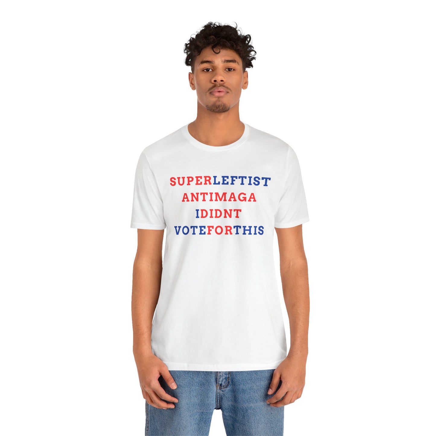 Political Statement Tee - Unisex Jersey Short Sleeve T-Shirt, Activism Shirt, Election Apparel, Trendy Graphic Tee, Vote Reminder Tee