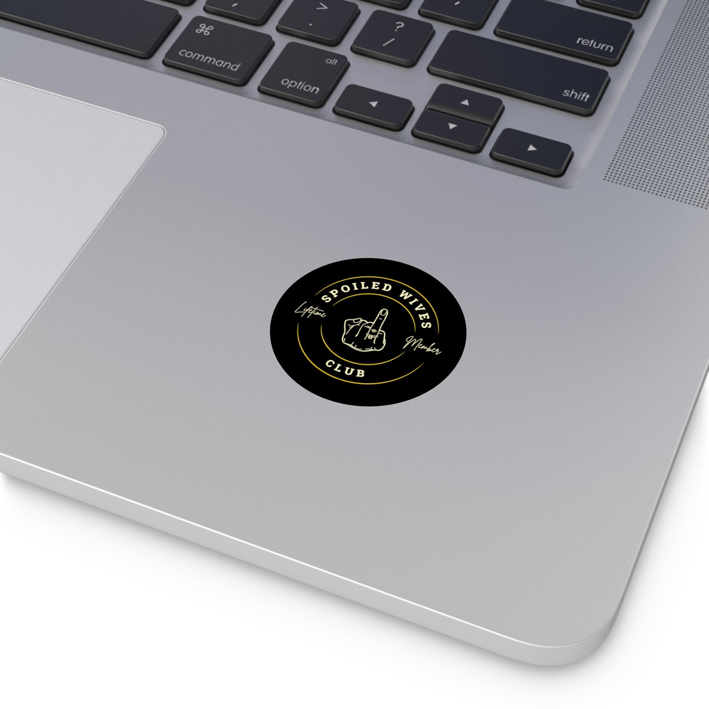Spoiled Wives club - Round Vinyl Sticker
