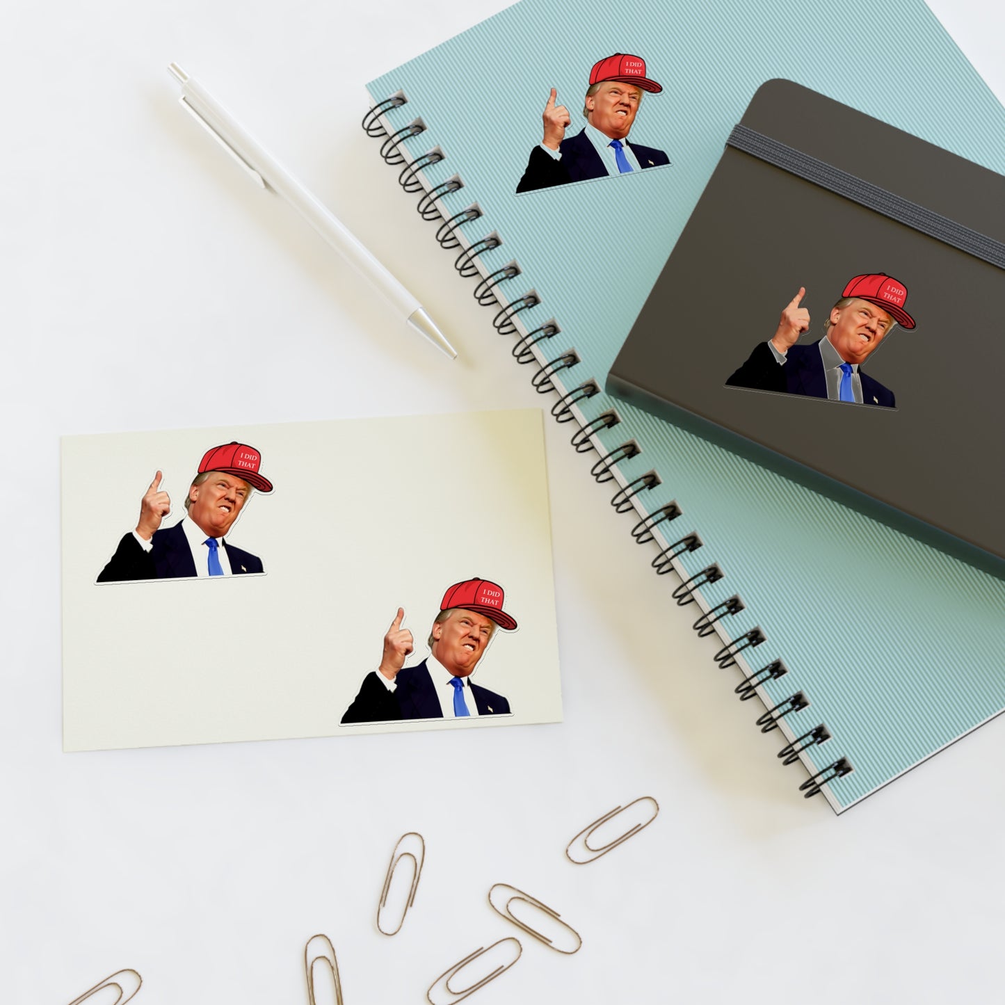 Anti-Trump Tax 'I Did That' Sticker Sheets - Political Statement Decals, Progressive Gift, Rebellion Stickers, Environmental Activism