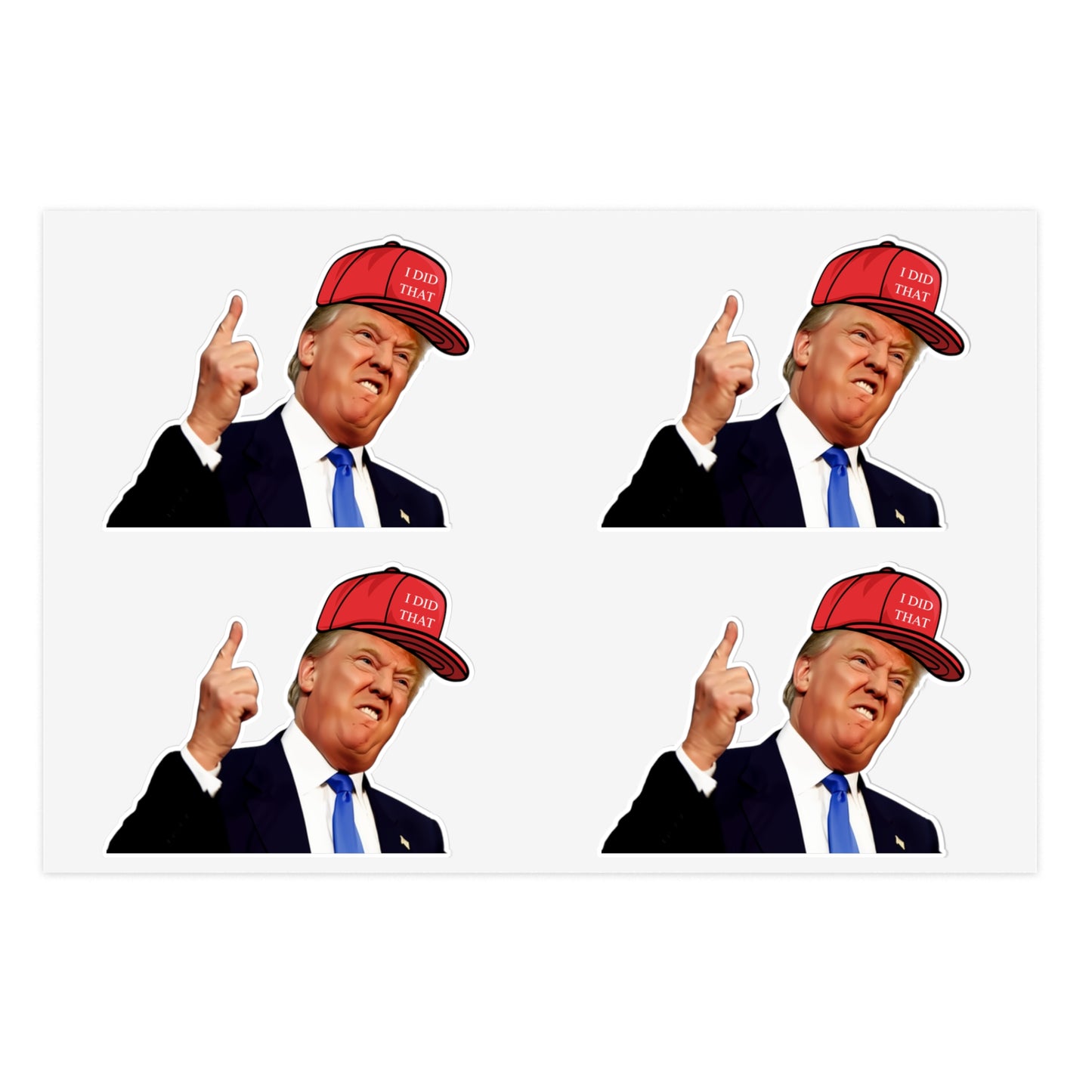 Anti-Trump Tax 'I Did That' Sticker Sheets - Political Statement Decals, Progressive Gift, Rebellion Stickers, Environmental Activism