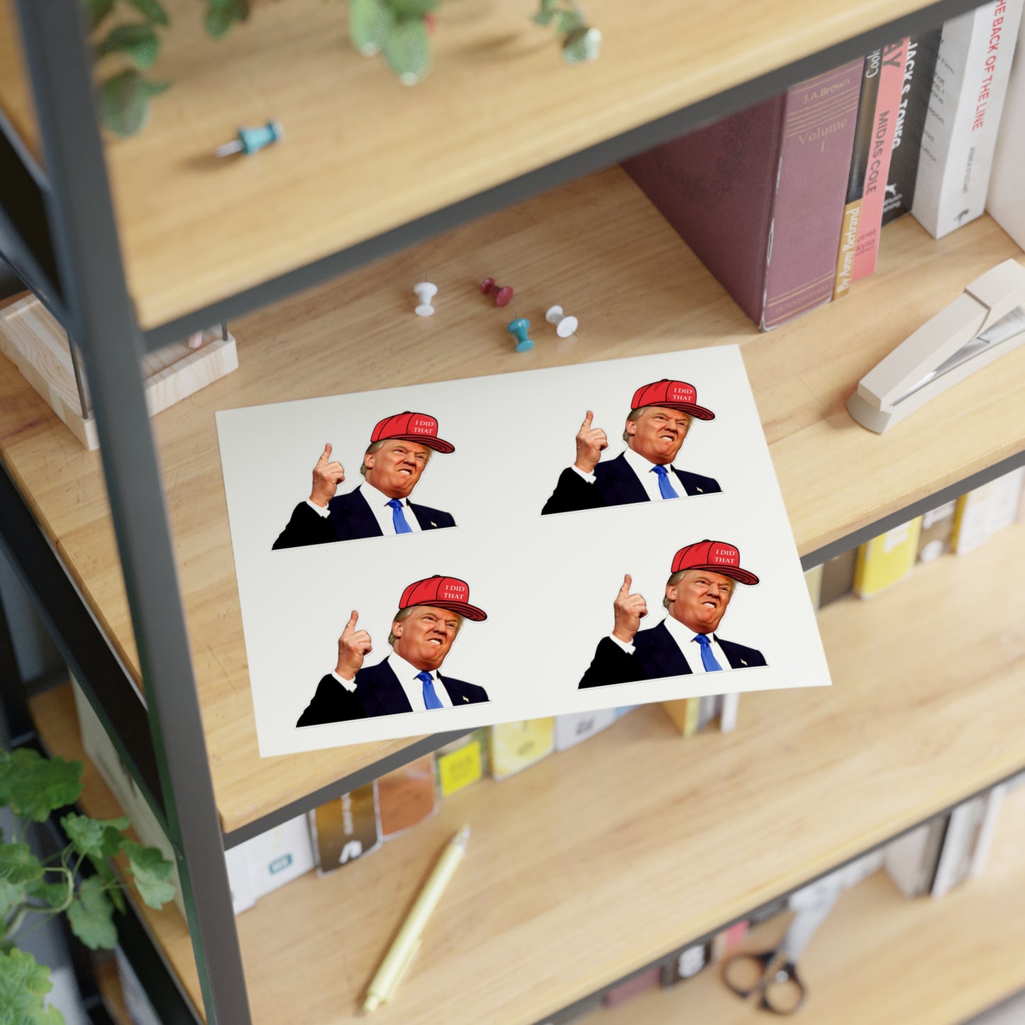 Anti-Trump Tax 'I Did That' Sticker Sheets - Political Statement Decals, Progressive Gift, Rebellion Stickers, Environmental Activism