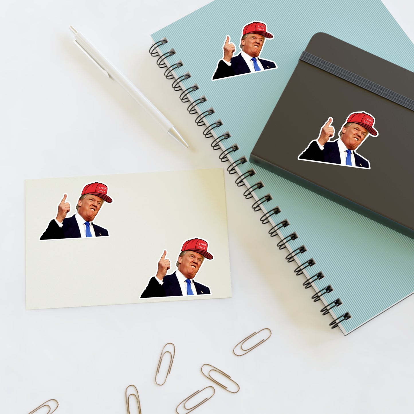 Anti-Trump Tax 'I Did That' Sticker Sheets - Political Statement Decals, Progressive Gift, Rebellion Stickers, Environmental Activism