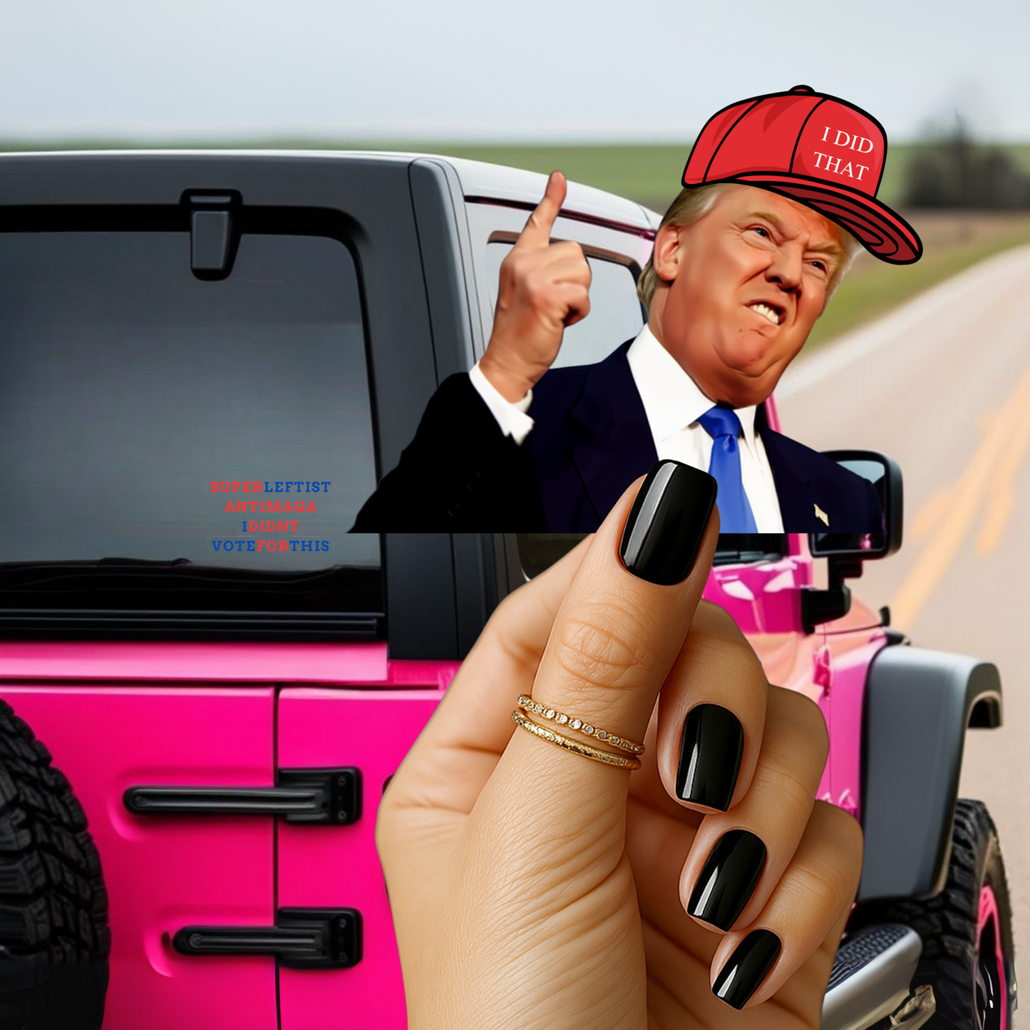 Anti-Trump Tax 'I Did That' Sticker Sheets - Political Statement Decals, Progressive Gift, Rebellion Stickers, Environmental Activism