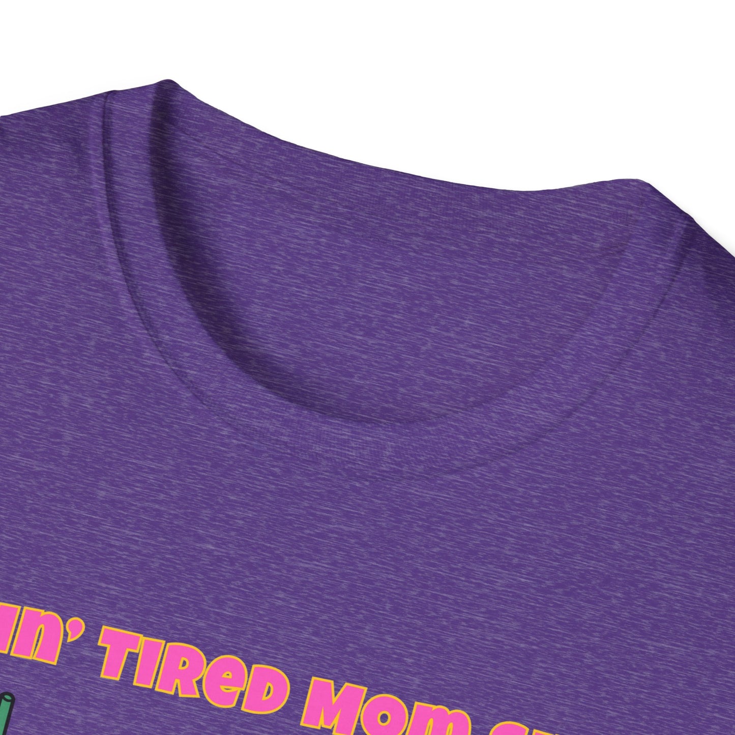 Doing Tired Mom Shit Shirt, Funny Mom Life Tee, Iced Coffee, Fries T-Shirt, Unisex Softstyle Tee for Tired Moms, YouTube Mom, Merch