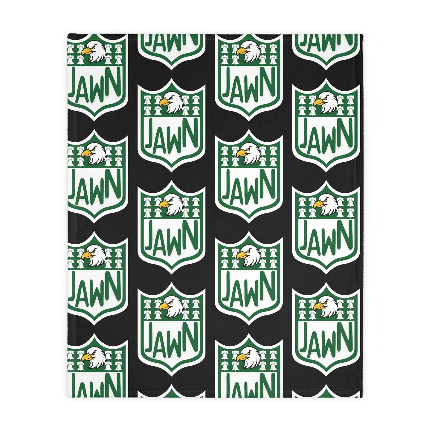 Black Philly Jawn - Velveteen Microfiber Blanket (Two-sided print)