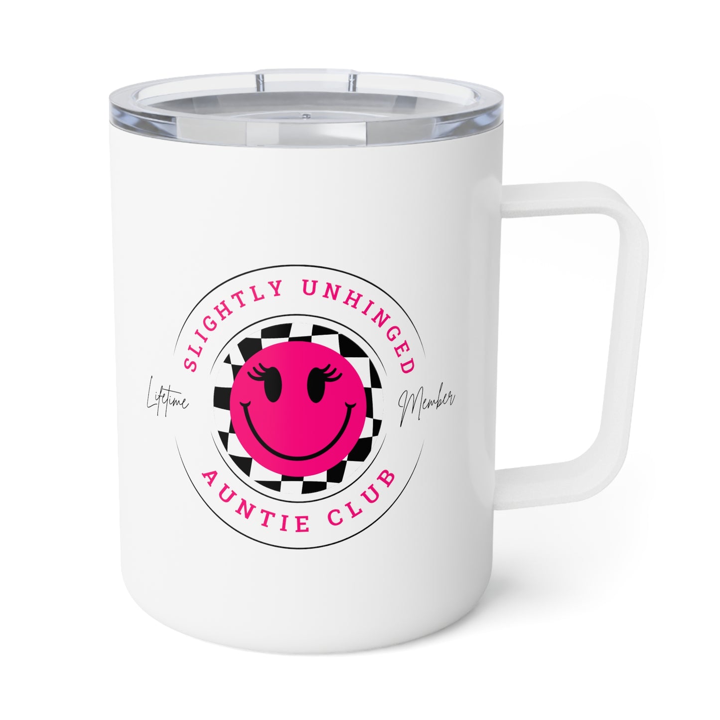 Unhinged Auntie - Insulated Coffee Mug, 10oz