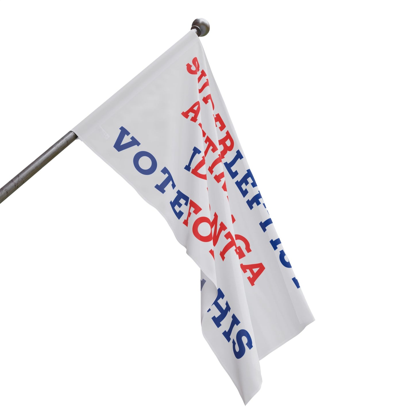 Political Statement Flag, Activist Flag, Super Leftist Decor, Protest Banner, Election Awareness Decoration