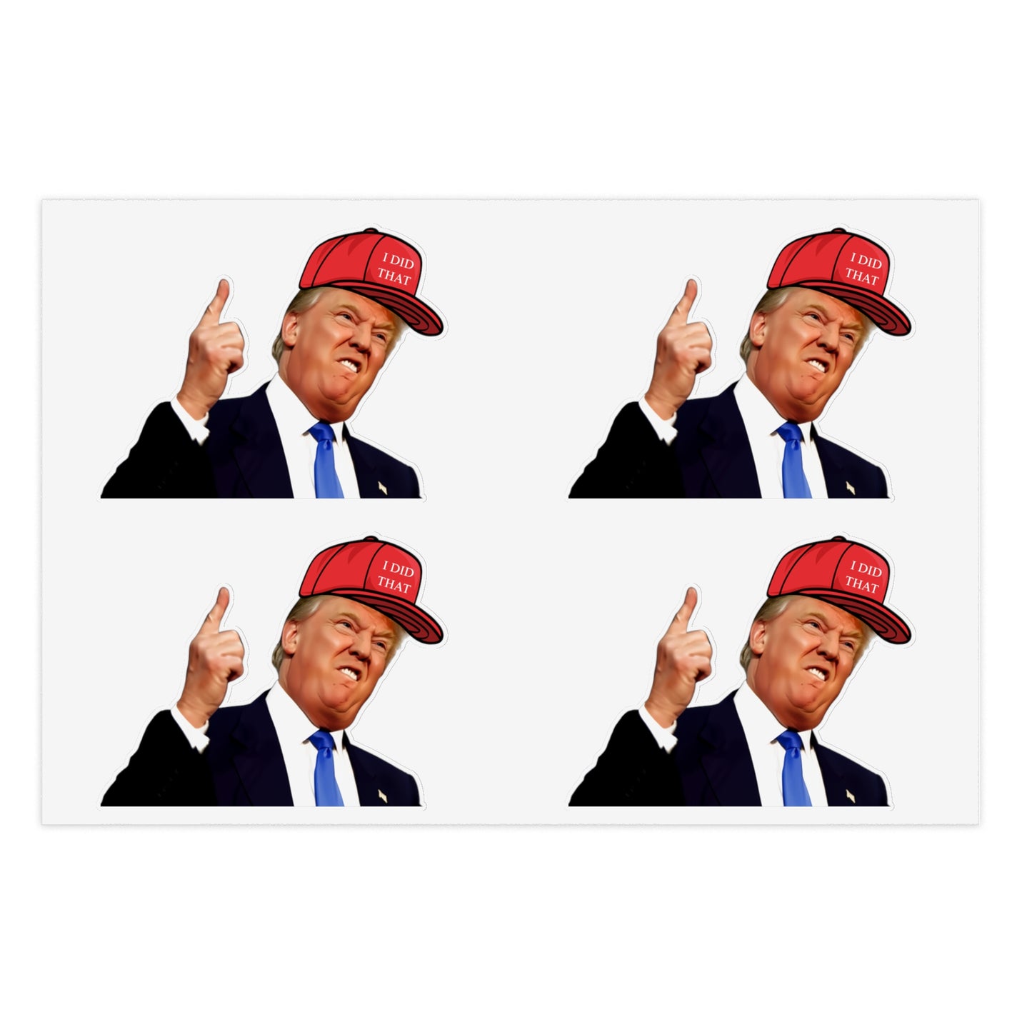 Anti-Trump Tax 'I Did That' Sticker Sheets - Political Statement Decals, Progressive Gift, Rebellion Stickers, Environmental Activism