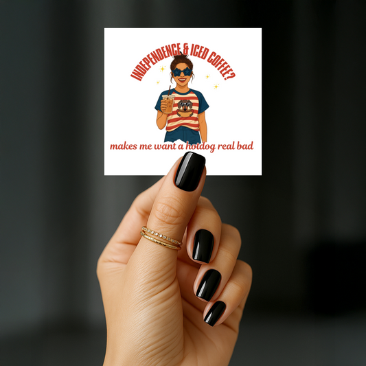 Transparent Outdoor Stickers, Square, 1pc