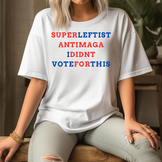 Political Statement Tee - Unisex Jersey Short Sleeve T-Shirt, Activism Shirt, Election Apparel, Trendy Graphic Tee, Vote Reminder Tee